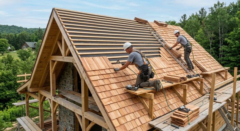 Cedar Roof Installation in Alexandria, VA